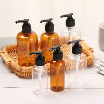 1 adet Kullanışlı Plastik El Dezenfektanı Ev Banyo Malzemeleri Sıvı Duş Jeli Şişeleri Şişeleme Pompası Konteyner
