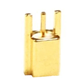 1 ADET MMCX Dişi Jack RF Koaksiyel Konnektör PCB dayanağı 3-PİN Düz Altın Kaplama YENİ Toptan