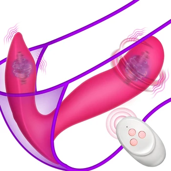10 Modları Kablosuz Uzaktan Kumanda Külot Vibratör Kadınlar için Seks Oyuncakları G Noktası Masaj Vajina Klitoris Stimülatörü Mastürbasyon