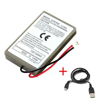 2000mAh Sony Gamepad PS4 Pil Dualshock4 V1 Kablosuz denetleyici Şarj Edilebilir Piller CUH-ZCT1E + USB şarj aleti kablosu