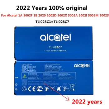 2022 Yeni 3000mAh TLı028C1 TLı028C7 İçin Orijinal Pil Alcatel 1A 5002F 1B 2020 5002D 5002X 5002A 5002I 5002M 5002S Piller