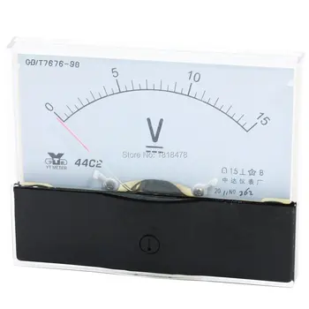 44c2 0-15 V DC Analog Panel Voltmetre Volt metre DC 0-15 V Ölçüm Aralığı 44C2 100 * 80mm