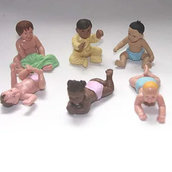 5cm, Sıcak satış model Bebek süsler hediyeler çocuklar için bebekler bebek oyuncaklar çocuklar için Mini oyuncak en 20pcs/çok Çeşitli dollhouse
