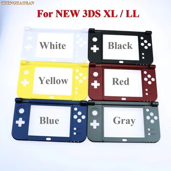 6 renkler 1 adet 2015 Yeni Sürüm Nintendo Yeni 3DS XL LL Yedek Menteşe Parçası Siyah Alt Orta Kabuk Konut Case