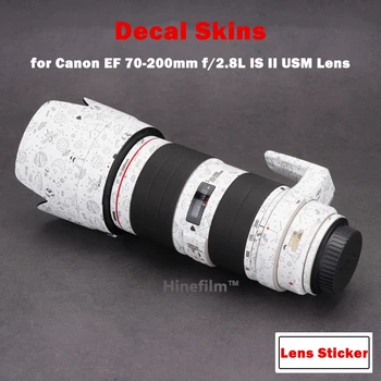 70200 Lens Çözgü Etiket EF70-200 F2. 8 II Lens Premium çıkartma kaplama Canon EF 70-200mm f/2.8 L IS II USM Kapak streç film Cilt