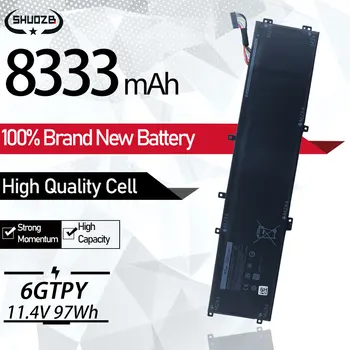 97Wh 6 GTPY Laptop Batarya İçin Dell Hassas XPS 15 9560 9570 7590 Serisi M5530 M5520 5510 5XJ28 5D91C 05041C P56F-001 P83F001