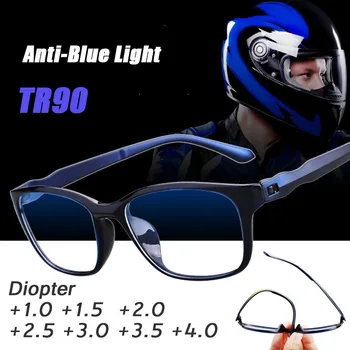 Anıt-mavi ışık okuma gözlüğü Erkekler Iş Presbiyopi gözlük Ultra hafif bilgisayar Kadın Unisex gözlük Diyoptri + 1.0 İla + 4.0