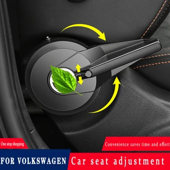 Araba tasarım Iç Oto Koltuk Ayar Düğmesi Anahtarı Kapak Trim Dekoratif Volkswagen Golf GTI Passat POLO Skoda Octavia