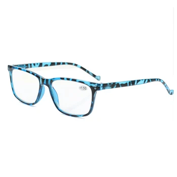 Boncamor okuma gözlüğü Erkekler ve Kadınlar Plastik Oval Çerçeve Bahar Menteşe Okuyucular Gözlük Diyoptri+1.0+3.0+5.0+6.0