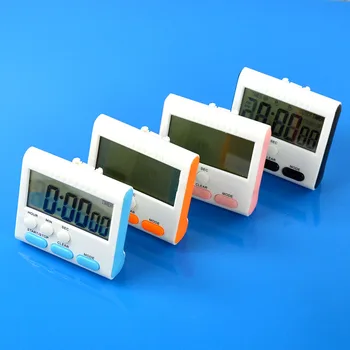 Büyük Manyetik LCD Dijital Mutfak Spor Zamanlayıcılar Count Down Up mutfak zamanlayıcısı 24 Saat Çalar saat Zamanlayıcılar