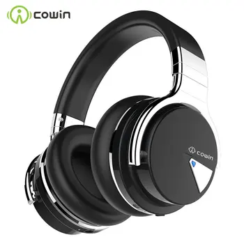COWIN E7 [Yükseltildi] Aktif Gürültü Iptal kablosuz bluetooth Kulaklıklar Derin Bas Bluetooth 5.0 mikrofonlu kulaklık 30 H Çalma Süresi