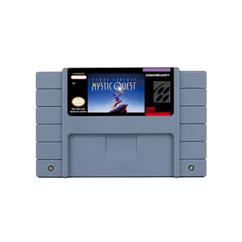 Final Oyunu Fantasy Mystic Quest II III IV V VI SNES 16 Bit için RPG Oyunu