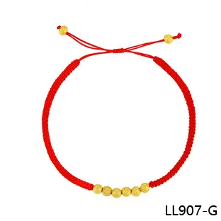 Gümüş Kırmızı Halat Bileklik Bileklik Moda Kadınlar Takı Hediye Zinciri LL907