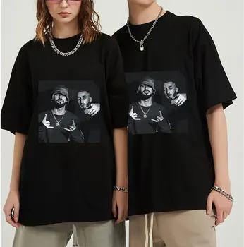 Hajime MiyaGi Andy Panda Rus Hip Hop Grubu Kadın T Shirt Moda Kısa Kollu Unisex Tshirt Streetwear Üstleri Kadın Giyim