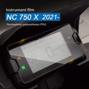 Honda İçin Fit NC750X NC 750 X NC750 X 2021-Motosiklet Aksesuarları Enstrüman Filmi Scratch Küme Ekran Pano Koruma