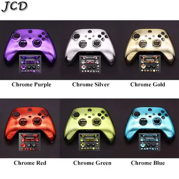 JCD Xbox Serisi X / S Denetleyici Kaplama koruyucu kabuk Kaplama Sert Konut Shell Kılıf Kapak W / Düğmeler Değiştirme