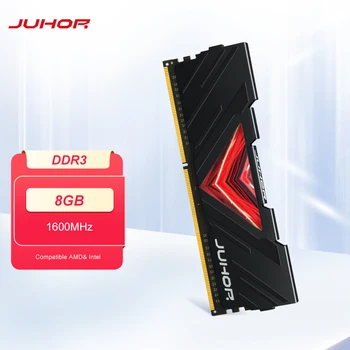 JUHOR toptan DDR3 8 GB Memoria Ram 1600 mhz DDR3 bellek masaüstü Dımm ile ısı emici
