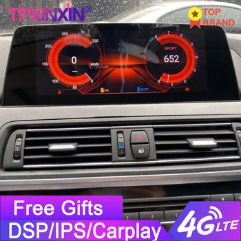 Kablosuz Carplay 8 + 256G BMW 6 Serisi İçin 6GT M6 F06 / F12 Android Araba GPS Navigasyon Otomatik Stereo Ana Ünite Multimedya Oynatıcı 4G LTE