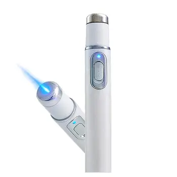 Kd-7910 Akne Lazer Kalem Makinesi Blu-Ray Akne Kalem Taşınabilir Kırışıklık Toksin Kaldırma Tedavisi Masaj Paslanmaz Kalem Masaj