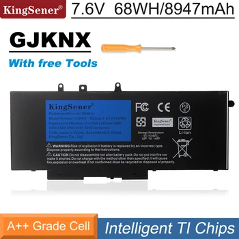 KingSener GJKNX Laptop Batarya İçin Dell Latitude E5480 5580 5490 5590 DELL Hassas M3520 M3530 GD1JP 7.6 V 68WH