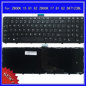 Laptop Klavye İçin HP ZBOOK 15 G1 G2 ZBOOK 17 G1 G2 SK7123BL Dizüstü Değiştirin Klavye