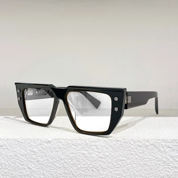 Mavi Kahverengi Şeffaf Kedi Gözü Büyük Çerçeve Yüksek Kaliteli erkek Optik Gözlük BPS-128A Moda kadın Güneş Gözlüğü Degrade Lens