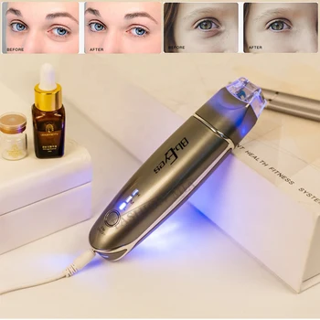 Mini BB Gözler Makinesi Yüz Kaldırma Sıkma Güzellik Cihazı Kaldırma Kırışıklıkları Eyebags Koyu Halkalar EMS Göz Masajı Güzellik Salonu