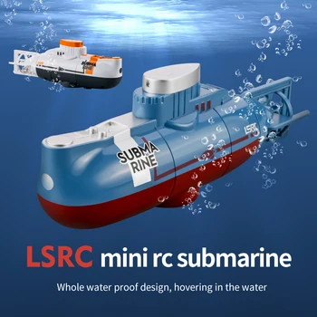 Mini RC Denizaltı Uzaktan Kumanda Tekne 0.1 m/s Hız Güçlü Güç Su Geçirmez Dalış Oyuncak Simülasyon Modeli Oyuncaklar için çocuk erkek