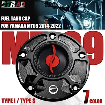 MT-09 2021 Motosiklet Hızlı Bırakma Yakıt Deposu Kapağı YAMAHA MT09 2014-2022 MT01 MT03 MT07 MT10 MT15 M-SLAZ MT25 Gaz deposu kapağı