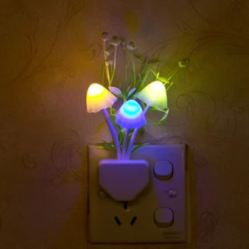 Otomatik ışık Kontrolü Lotus Yaprağı Mantar Gece Lambası Su Mantar İşığı Üçgen Lotus Yaprağı Gece Lambası Enerji Tasarrufu