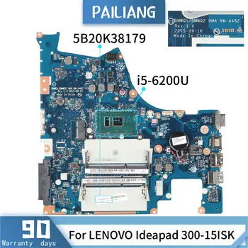 PAILIANG Laptop anakart İçin LENOVO Ideapad 300-15ISK Anakart NM-A482 5B20K38179 test DDR3