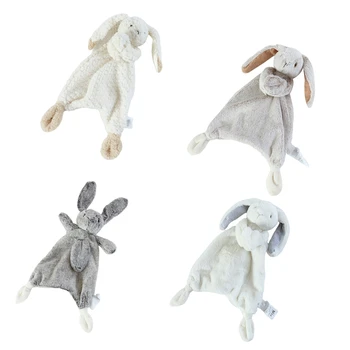 Peluş tavşan kukla hayvan bebek parti iyilik bebek ruh yatıştırmak oyuncak kolye 33cm
