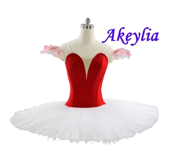 profesyonel bale tutu Kırmızı beyaz çocuklar için Dekorasyon Olmadan Tabağı Tutu siyah Pembe Düz Pembe Gözleme Tutu bale kostümü