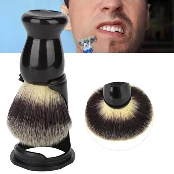 Profesyonel Sakal Tutucu Raf Siyah Saç Tıraş Fırçası Erkek Temizlik Araçları ile Yüz Fırçası, Tıraş 