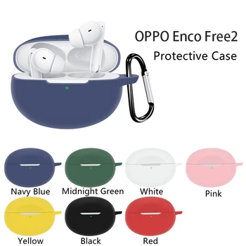 Silikon kulaklık kutusu Oppo Kod Free2 Toz geçirmez Koruyucu kablosuz bluetooth Kulaklık yumuşak Kapak Kılıf Ücretsiz 2 2İ TWS