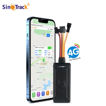 SinoTrack 4G GPS izci ST-906ML Araba motosiklet araç takip cihazı için Yağ Kesilmiş Güç ve çevrimiçi izleme yazılımı