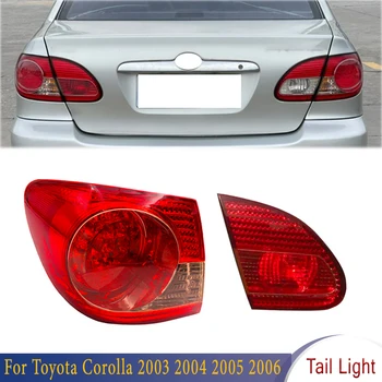 Sol Sağ Arka Tampon Fren Lambası Dış İç Kuyruk İşık Arka Sis Lambası Arka Stop Fren Lambası Toyota Corolla 2003-2006 İçin