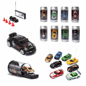 Sıcak Satış 8 Renkler kola kutusunda oyuncak araba Mini RC otomobil araç Radyo Uzaktan Kumanda Mikro Araba Yarışı 4 Frekans Çocuklar İçin Hediyeler Hediyeler