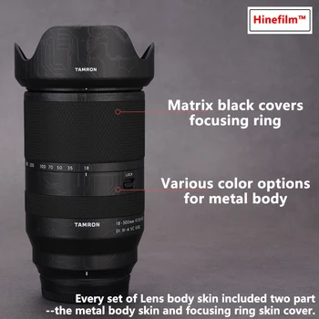 Tamron 18-300 F3. 5-6. 3 Fuji X Dağı Lens Çıkartması Skins Tamron 18-300mm F / 3.5-6.3 Di III-A VC VXD Lens Premium Etiket