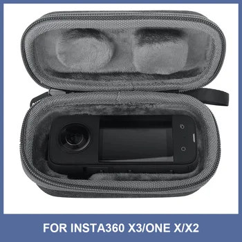 Taşıma Çantası Insta360 X3 Taşınabilir Mini saklama çantası EVA Darbeye Dayanıklı Sert Kamera Koruma Çantası Insta360 BİR X2 X3 Kamera