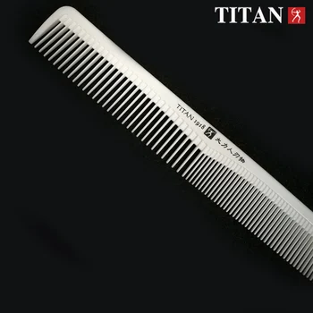 titan tarak Profesyonel Saç Tarak Orta kesme tarağı Salon Kuaför Şekillendirici Fırça Aracı beyaz saç tarak