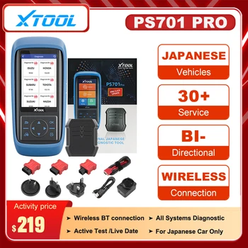 XTOOL PS701PRO Tüm Sistemler Teşhis Aracı Japon Araçlar için Toyota/Nissan / Lexus PS701 PRO Çift yönlü Kontrol