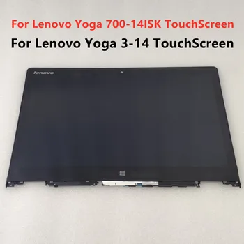 Yedek 5D10H35588 LCD MECLİSLERİ Için Lenovo Yoga 3 14 Yoga 700 14ısk dokunmatik LCD ekran Ekran Meclisi