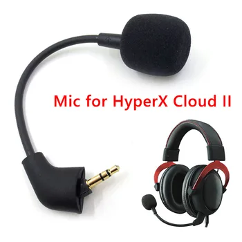 Yedek Oyun Mikrofon 3.5 Mm Mikrofon Kingston Hyperx Bulut Alfa 2 II X Çekirdek Pro Gümüş Cloudx Cloud9 oyun kulaklığı