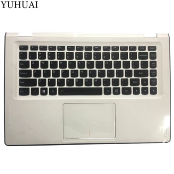 YENİ ABD dizüstü klavye LENOVO yoga 700-14ISK ABD Arkadan Aydınlatmalı klavye touchpad ile beyaz